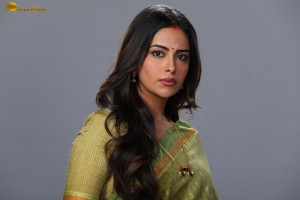 actress avika gor ravishing in a green saree