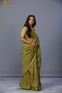 actress avika gor ravishing in a green saree