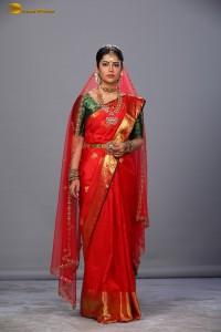 actress avika gor photoshoot in bridal saree