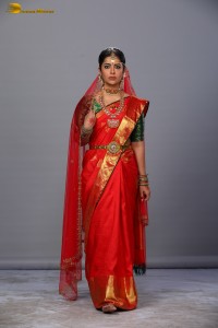 actress avika gor photoshoot in bridal saree