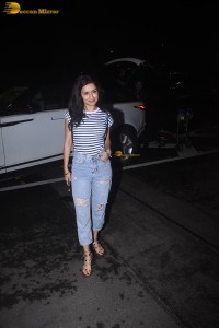 actress Avneet Kaur spotted in a blue dress
