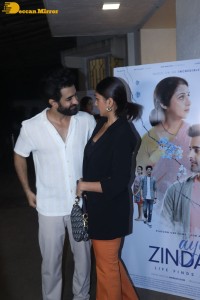 Special Screening of the film Aye Zindagi attended by Mrunal Thakur and Satyajeet Dubey