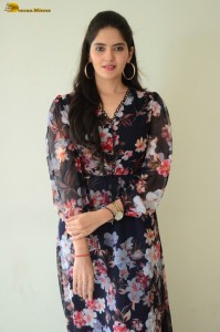 actress ayraa cute in a floral pattern dress
