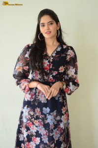 actress ayraa cute in a floral pattern dress
