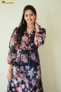 actress ayraa cute in a floral pattern dress