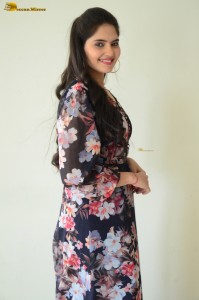 actress ayraa cute in a floral pattern dress