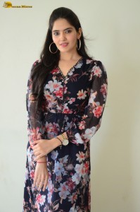 actress ayraa cute in a floral pattern dress