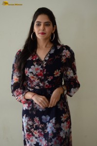 actress ayraa cute in a floral pattern dress