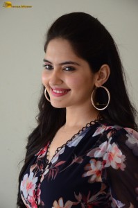 actress ayraa cute in a floral pattern dress
