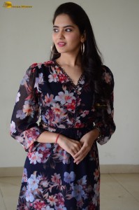 actress ayraa cute in a floral pattern dress