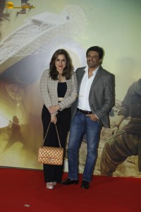 Azaad Screening attended by Aaman Devgan, Rasha Thadani, Ajay Devgn, Kajol, Raveena Tandon, Mouni Roy, and Tamannaah Bhatia