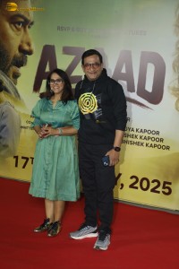 Azaad Screening attended by Aaman Devgan, Rasha Thadani, Ajay Devgn, Kajol, Raveena Tandon, Mouni Roy, and Tamannaah Bhatia