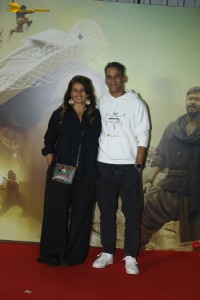 Azaad Screening attended by Aaman Devgan, Rasha Thadani, Ajay Devgn, Kajol, Raveena Tandon, Mouni Roy, and Tamannaah Bhatia