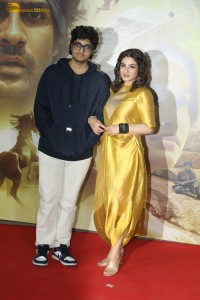 Azaad Screening attended by Aaman Devgan, Rasha Thadani, Ajay Devgn, Kajol, Raveena Tandon, Mouni Roy, and Tamannaah Bhatia