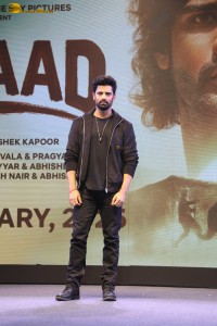 Azaad Trailer Launch attended by Rasha Thadani, Diana Penty, Aaman Devgn, and Ajay Devgn