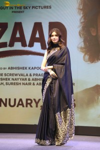 Azaad Trailer Launch attended by Rasha Thadani, Diana Penty, Aaman Devgn, and Ajay Devgn
