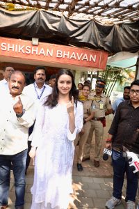 Celebrities including Hema Malini, Bhagyashree, Shraddha Kapoor, Tushar Kapoor, and Rakesh Roshan cast votes in BMC election 2026