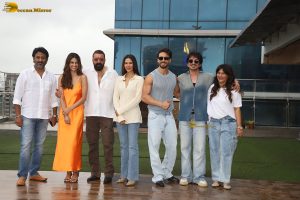 Baaghi 4 Promotion attended by Sanjay Dutt, Harnaaz Kaur Sandhu, Sonam Bajwa, and Tiger Shroff