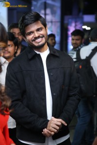 Teaser Launch of the Telugu Movie Baby attended by Anand Deverakonda and Vaishnavi Chaitanya