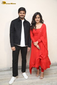 Teaser Launch of the Telugu Movie Baby attended by Anand Deverakonda and Vaishnavi Chaitanya