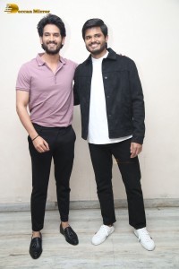 Teaser Launch of the Telugu Movie Baby attended by Anand Deverakonda and Vaishnavi Chaitanya