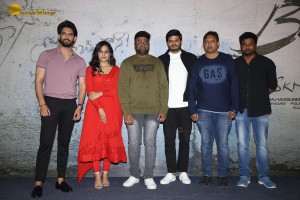 Teaser Launch of the Telugu Movie Baby attended by Anand Deverakonda and Vaishnavi Chaitanya