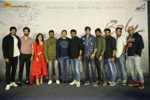 Teaser Launch of the Telugu Movie Baby attended by Anand Deverakonda and Vaishnavi Chaitanya
