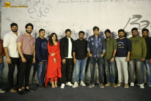 Teaser Launch of the Telugu Movie Baby attended by Anand Deverakonda and Vaishnavi Chaitanya