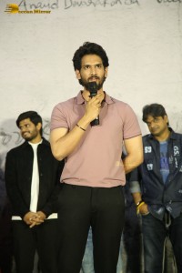 Teaser Launch of the Telugu Movie Baby attended by Anand Deverakonda and Vaishnavi Chaitanya