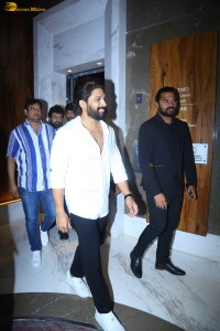 Baby Thanks Meet attended by Anand Deverakonda, Viraj Ashwin, Vaishnavi Chaitanya, and Allu Arjun