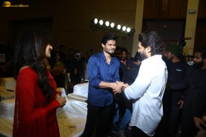Baby Thanks Meet attended by Anand Deverakonda, Viraj Ashwin, Vaishnavi Chaitanya, and Allu Arjun