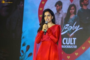 Baby Thanks Meet attended by Anand Deverakonda, Viraj Ashwin, Vaishnavi Chaitanya, and Allu Arjun
