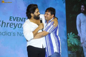 Baby Thanks Meet attended by Anand Deverakonda, Viraj Ashwin, Vaishnavi Chaitanya, and Allu Arjun