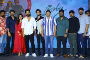 Baby Thanks Meet attended by Anand Deverakonda, Viraj Ashwin, Vaishnavi Chaitanya, and Allu Arjun