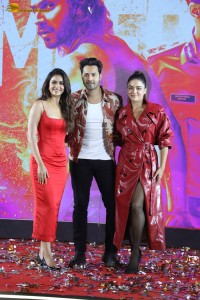 Baby John Press Meet attended by Varun Dhawan, Keerthy Suresh, and Wamiqa Gabbi