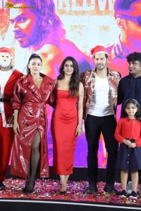 Baby John Press Meet attended by Varun Dhawan, Keerthy Suresh, and Wamiqa Gabbi