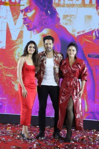 Baby John Press Meet attended by Varun Dhawan, Keerthy Suresh, and Wamiqa Gabbi