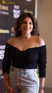 Backrooms Screening attended by Nushrratt Bharuccha, Sayani Gupta, and Debina Bonnerjee