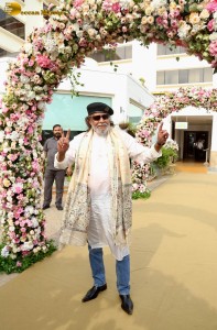 Mithun Chakraborty promotes son Namashi Chakraborty’s film Bad Boy along with actress Amrin Qureshi