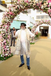 Mithun Chakraborty promotes son Namashi Chakraborty’s film Bad Boy along with actress Amrin Qureshi