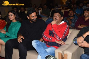 Pre-Release of the movie Badava Rascal attended by actors Amrutha Iyengar, Dhananjay and guest Ram Gopal Varma