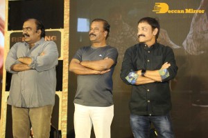 Pre-Release of the movie Badava Rascal attended by actors Amrutha Iyengar, Dhananjay and guest Ram Gopal Varma