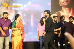 Pre-Release of the movie Badava Rascal attended by actors Amrutha Iyengar, Dhananjay and guest Ram Gopal Varma