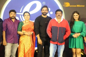 Pre-Release of the movie Badava Rascal attended by actors Amrutha Iyengar, Dhananjay and guest Ram Gopal Varma