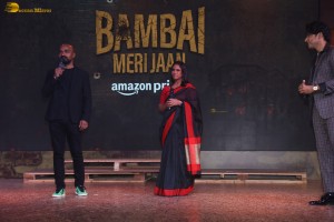 Kay Kay Menon, Amyra Dastur and Kritika Kamra promote their film Bambai Meri Jaan at JW Marriott on Sep 6, 2023