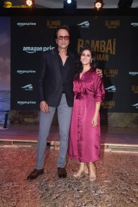 Kay Kay Menon, Amyra Dastur and Kritika Kamra promote their film Bambai Meri Jaan at JW Marriott on Sep 6, 2023