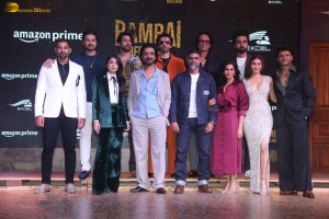 Kay Kay Menon, Amyra Dastur and Kritika Kamra promote their film Bambai Meri Jaan at JW Marriott on Sep 6, 2023