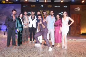 Kay Kay Menon, Amyra Dastur and Kritika Kamra promote their film Bambai Meri Jaan at JW Marriott on Sep 6, 2023