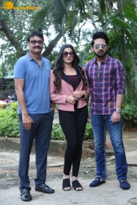 Banaras movie press meet attended by actors Zaid Khan and Sonal Monteiro