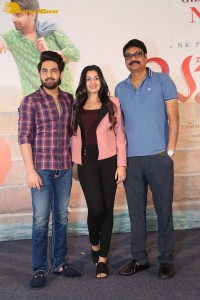 Banaras movie press meet attended by actors Zaid Khan and Sonal Monteiro